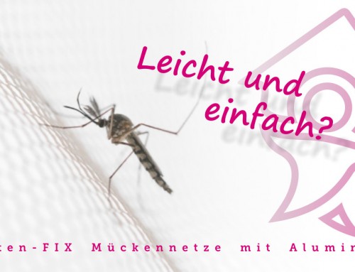 Bürsten-FIX Mückennetze mit Aluminiumrahmen